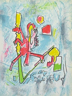 Tout se Tient -  Litografia di Roberto Sebastian Matta - 1975