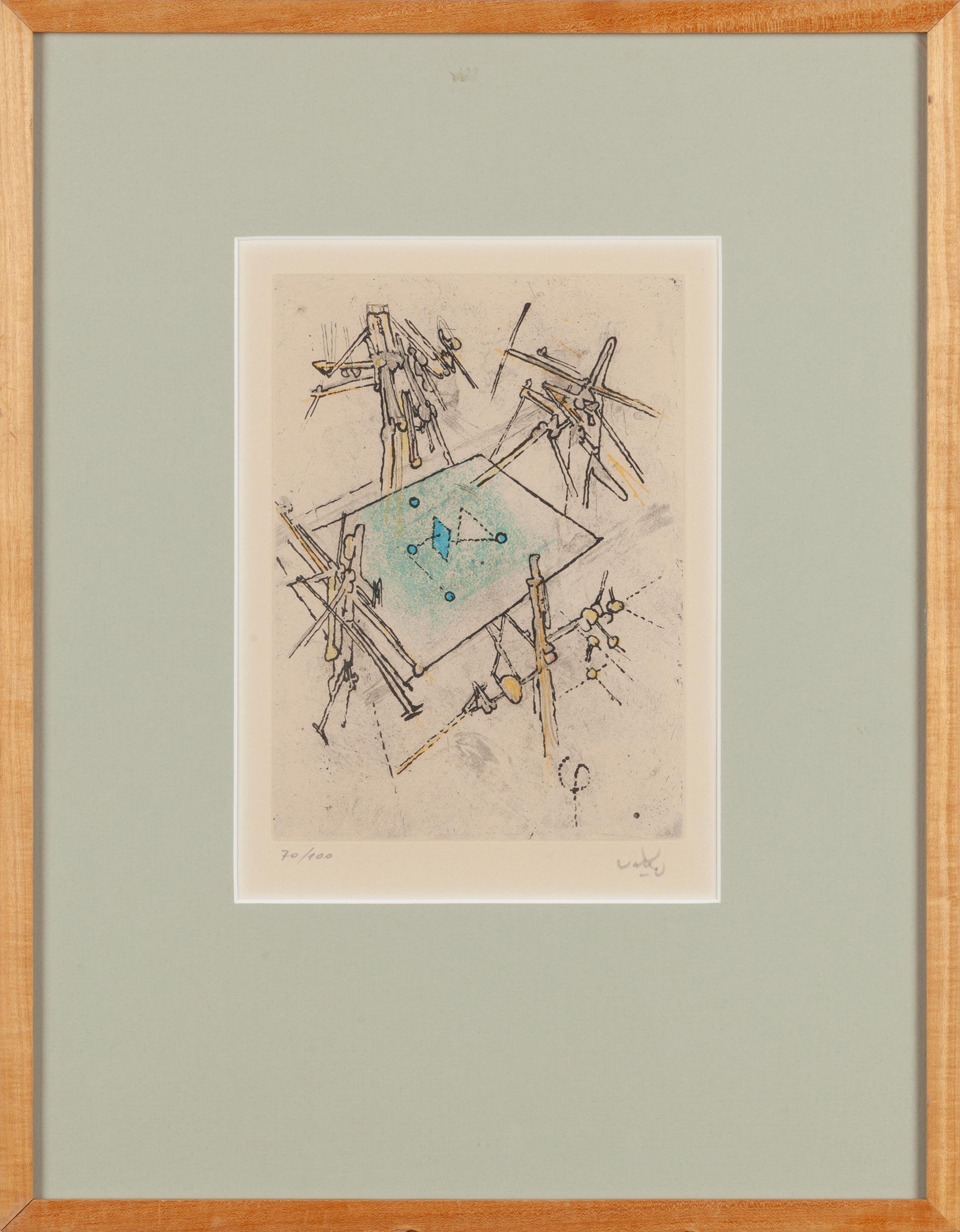 Roberto Matta Abstract Print - Untitled (11)