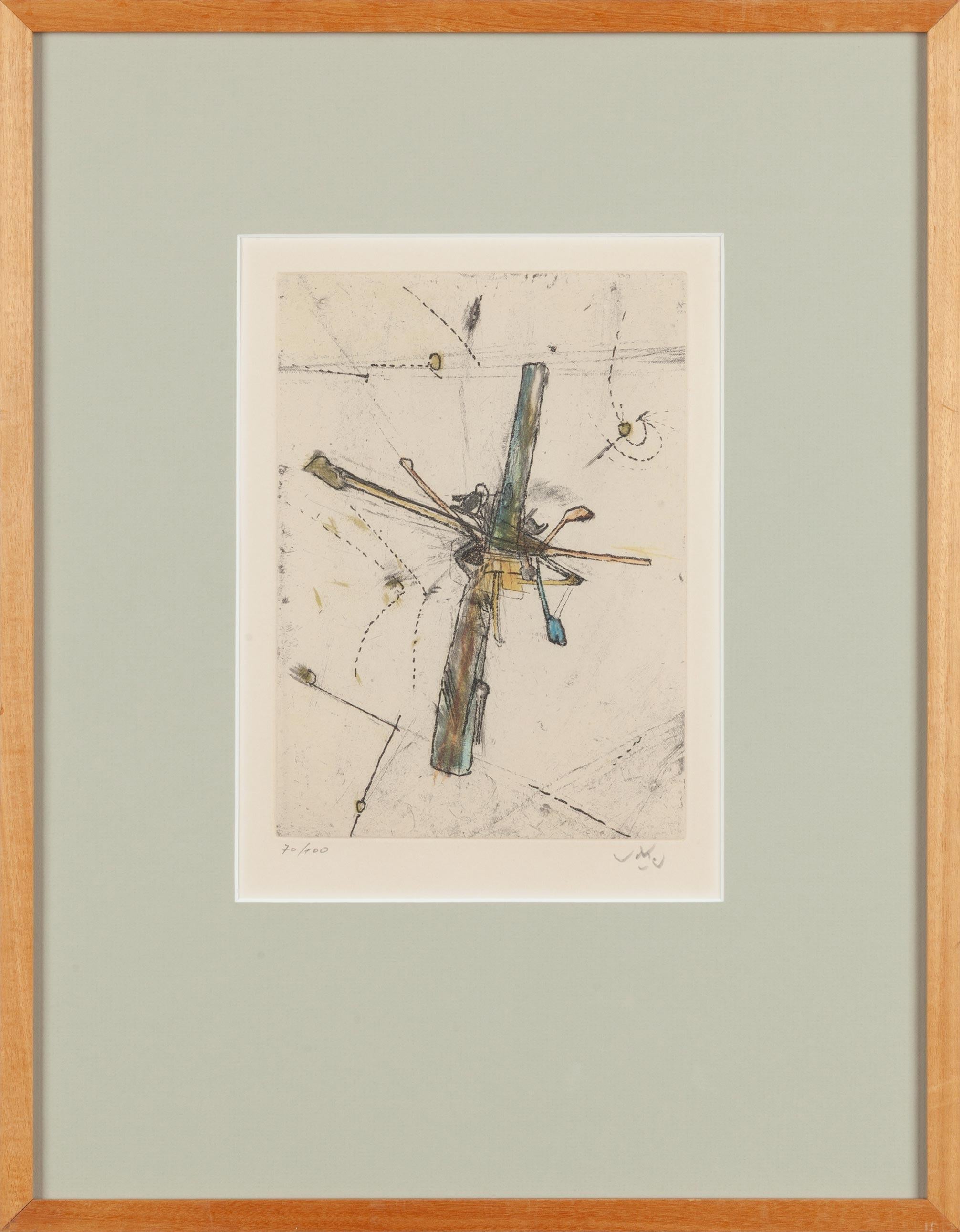 Roberto Matta Abstract Print - Untitled (14)