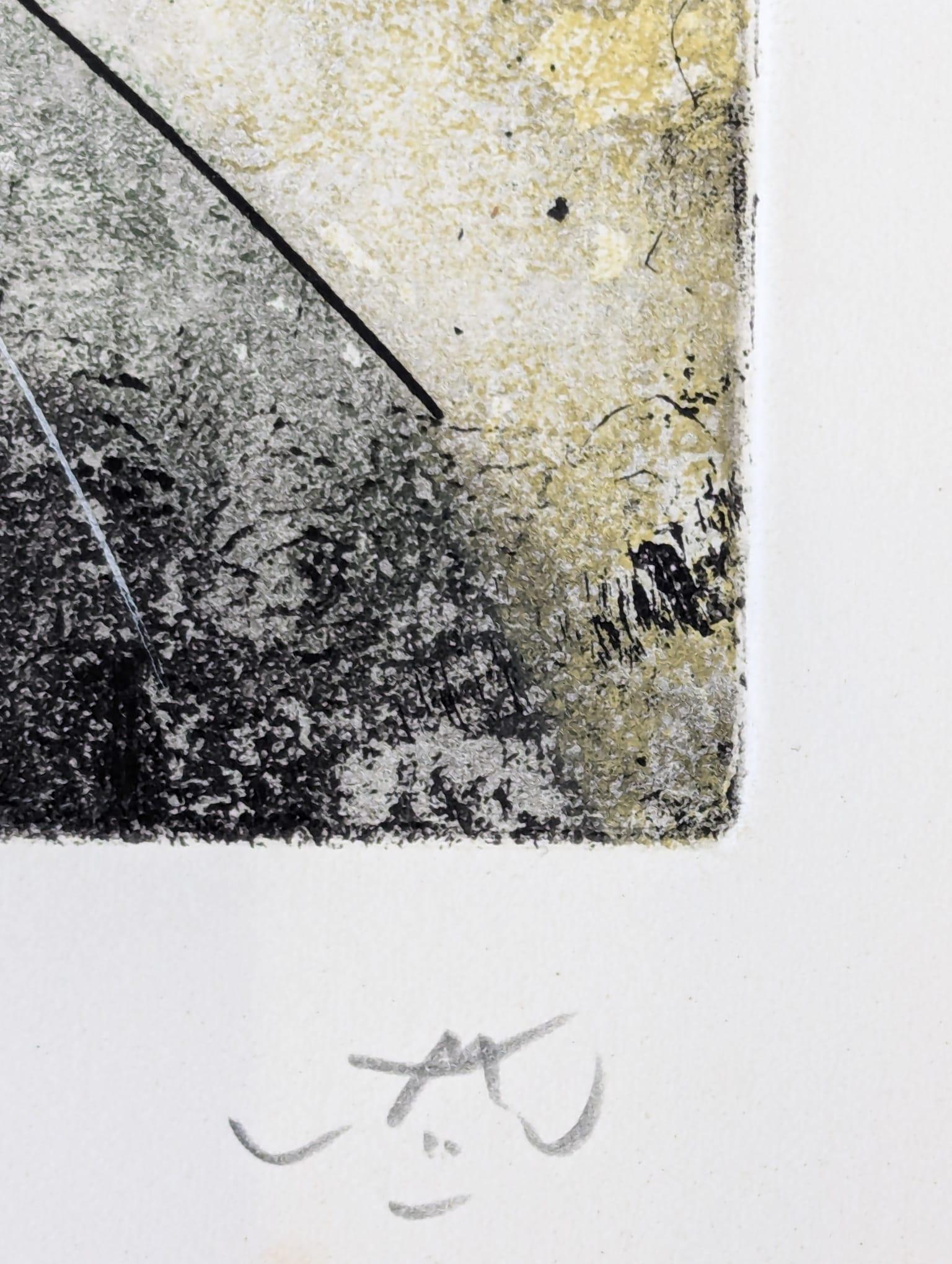 Unbenannt (Abstrakt), Print, von Roberto Matta