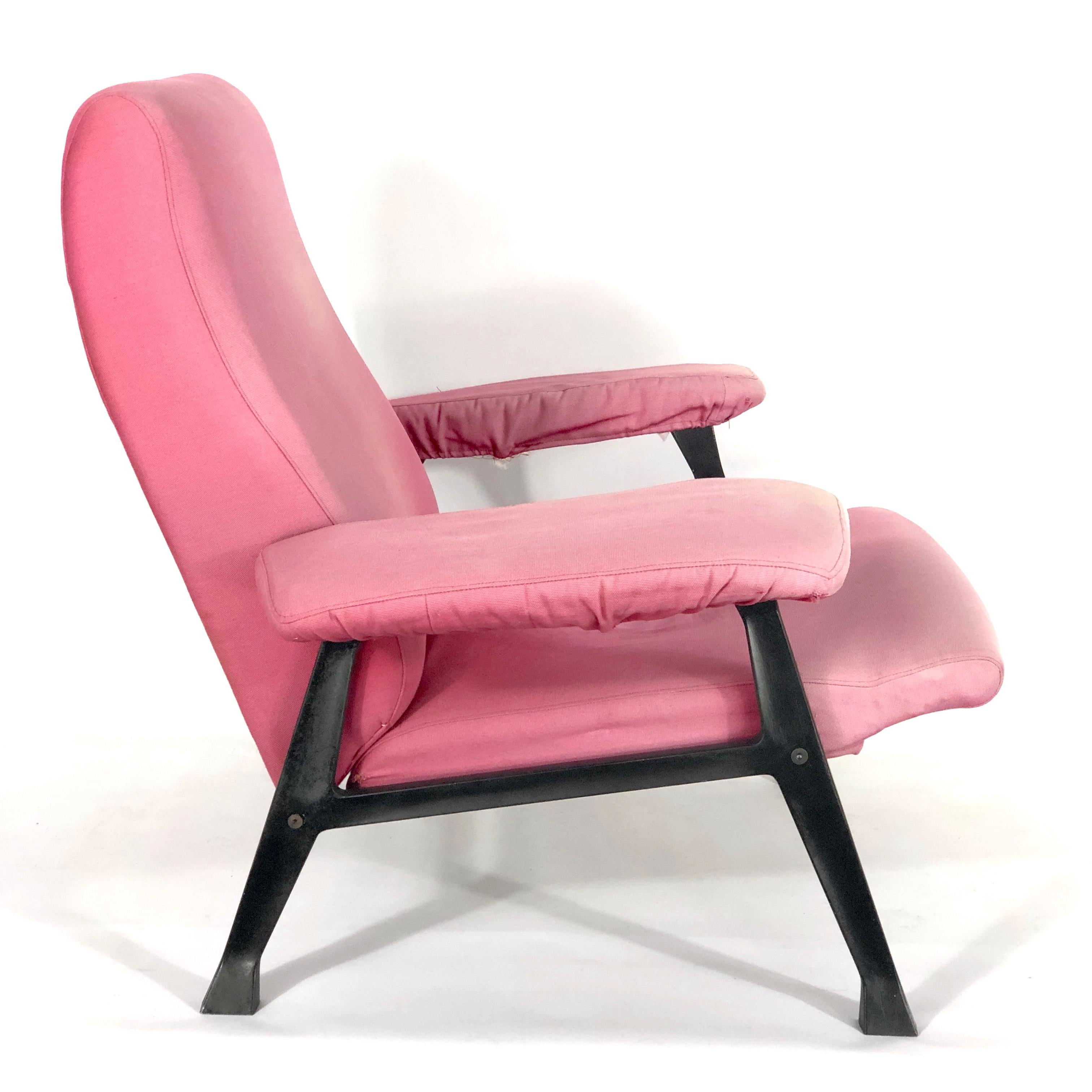 Roberto Menghi, 1st Edition Hall Armchair by Arflex, 1950s For Sale 4