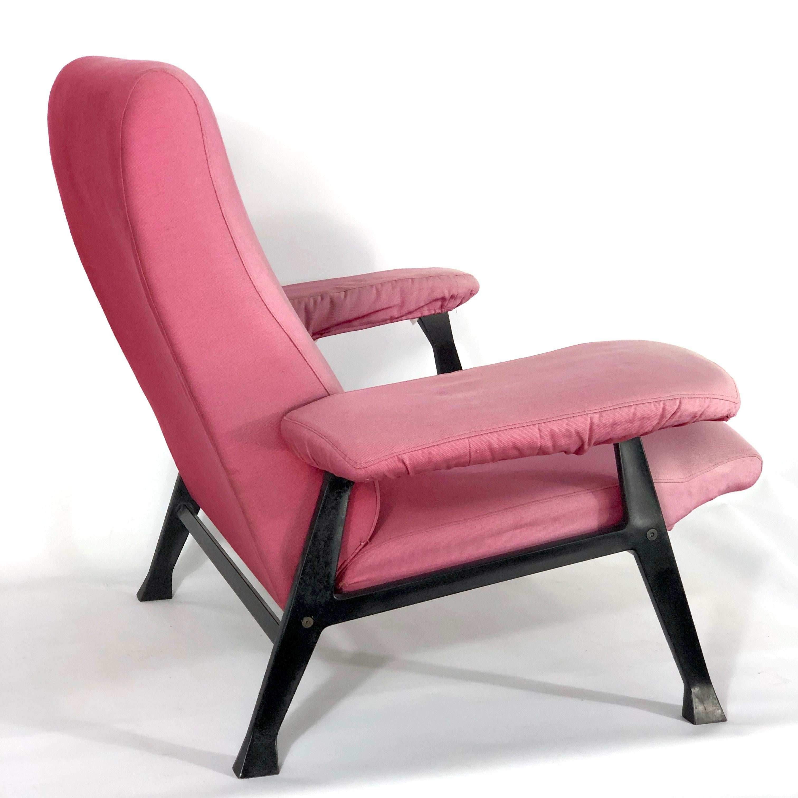 Roberto Menghi, 1st Edition Hall Armchair by Arflex, 1950s For Sale 5