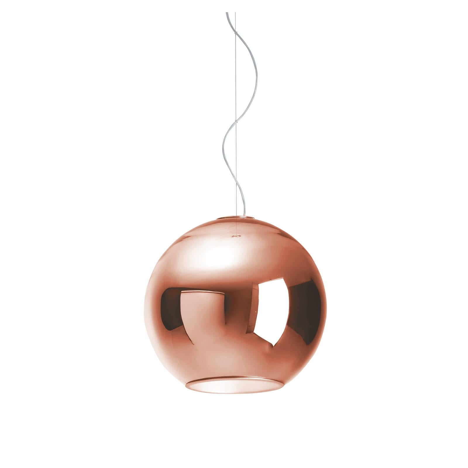 Roberto Menghi Fontana Arte Small Globo di Luce Suspension Lamp, Designed 1968 In New Condition For Sale In Brooklyn, NY
