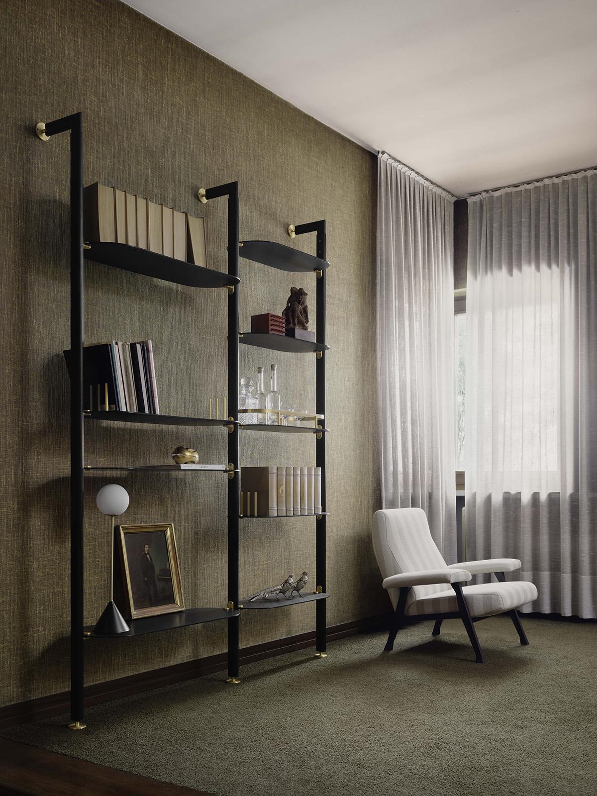 Acciaio Divano 'Hall' di Roberto Menghi per Arflex 1958 in vendita