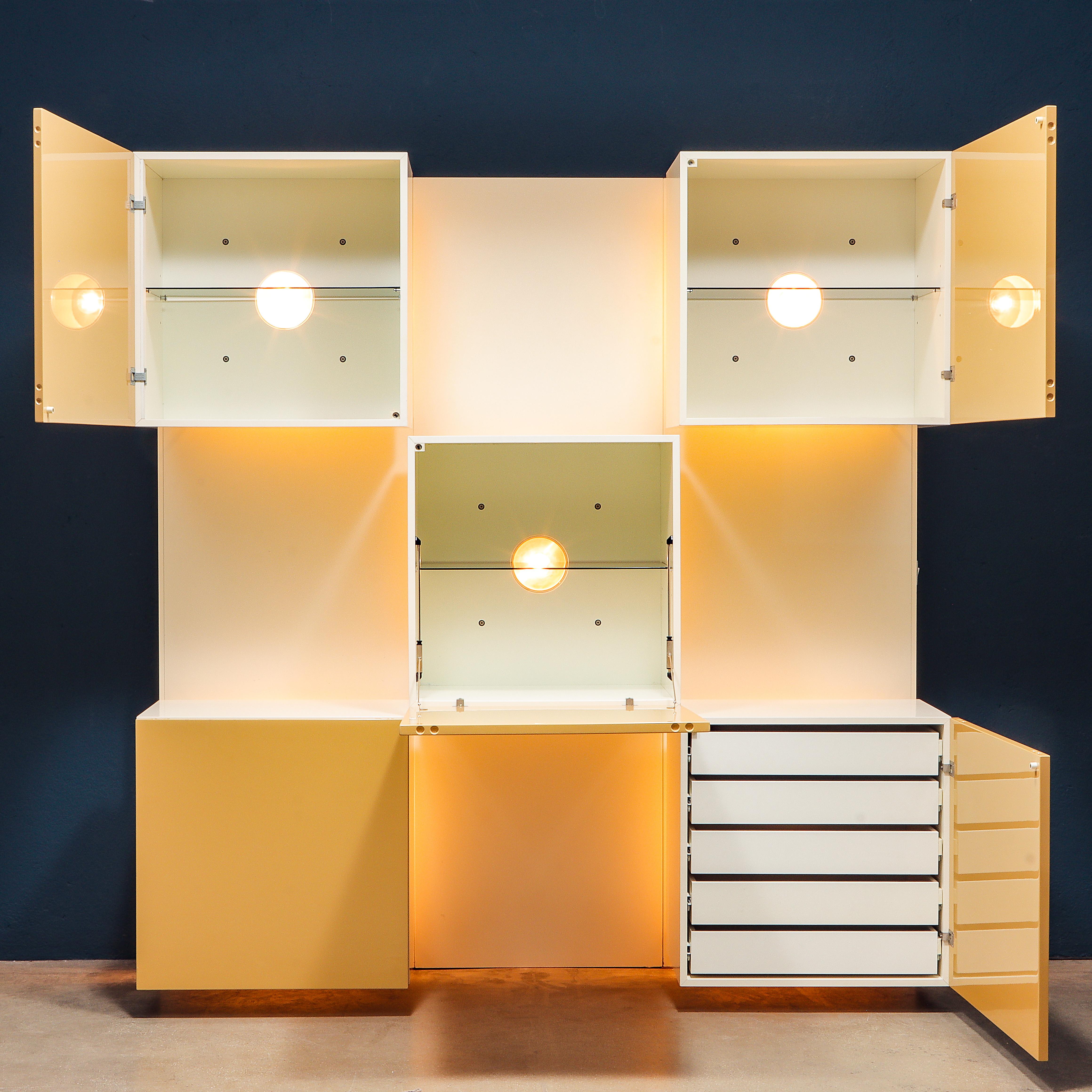 Roberto Monsani 'Life' Bookcase for Acerbis, 1980s In Good Condition For Sale In Milano, IT