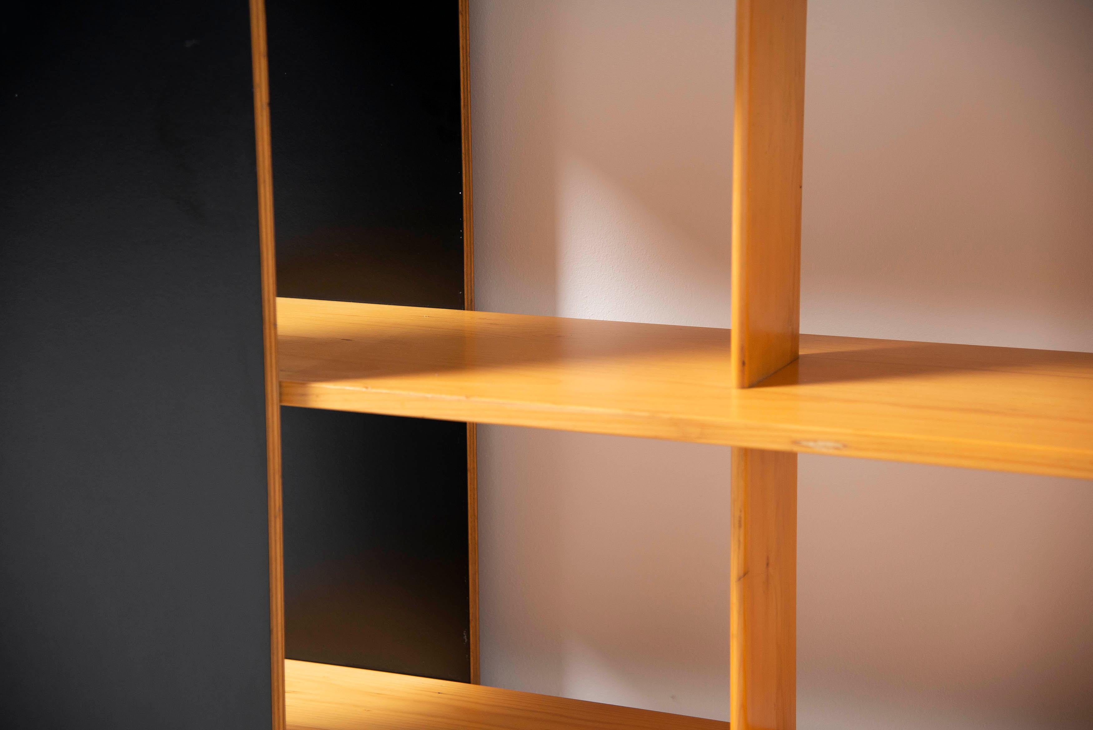 Mid-Century Modern Roberto Pamio and Renato Toso bookcase Stilwood, 1972