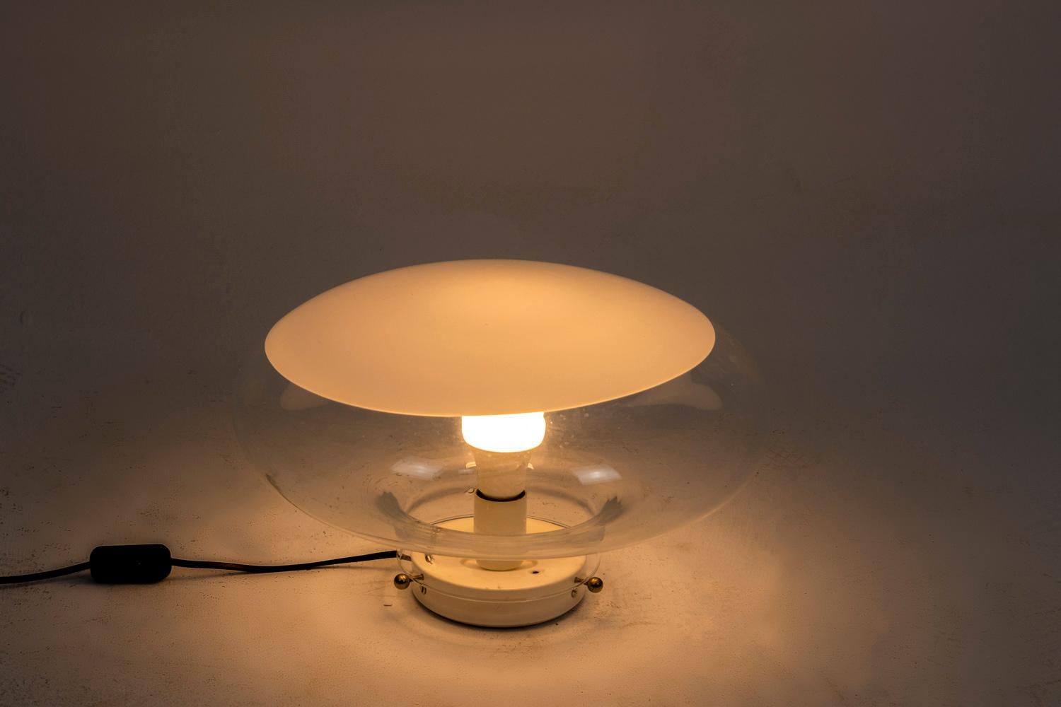 Roberto Pamio, Lamp in Glass, 1960s In Good Condition For Sale In Saint-Ouen, FR