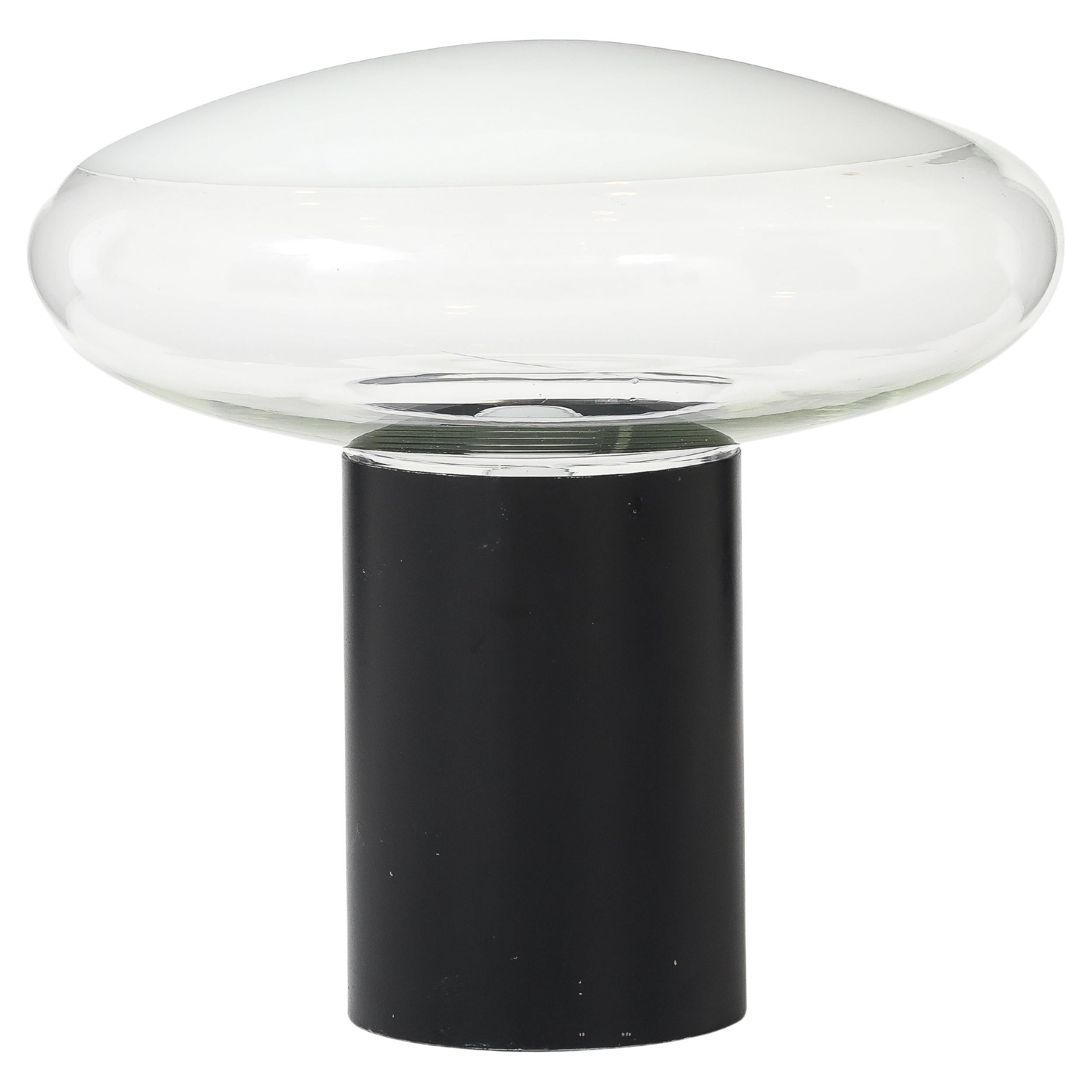 Roberto Pamio & Renato Toso Rare lampe de table, modèle 'Gil', autocollants d'origine, signée, recâblée.