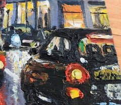 London Oxford street, Painting, Oil on Canvas