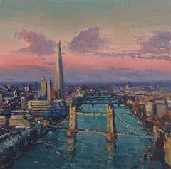 View of London, Painting, Oil on Canvas
