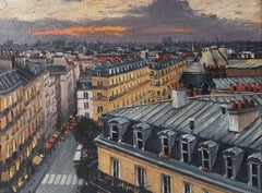View of Paris, Painting, Oil on Canvas