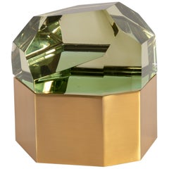 Roberto Rida 'Diamante Murano' Grande boîte en verre