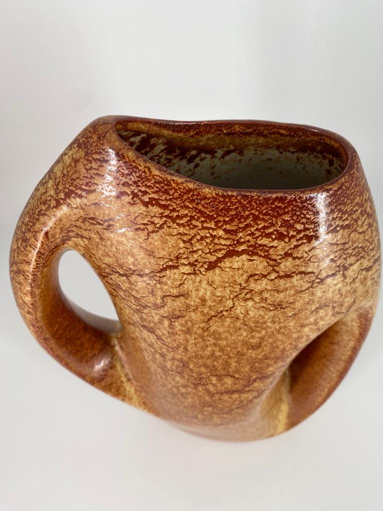 Roberto Rigon ceramic vase for Bertoncello Ceramiche D'Arte - Italy For Sale 3