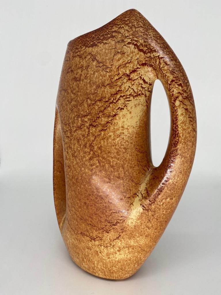 Italian Roberto Rigon ceramic vase for Bertoncello Ceramiche D'Arte - Italy For Sale