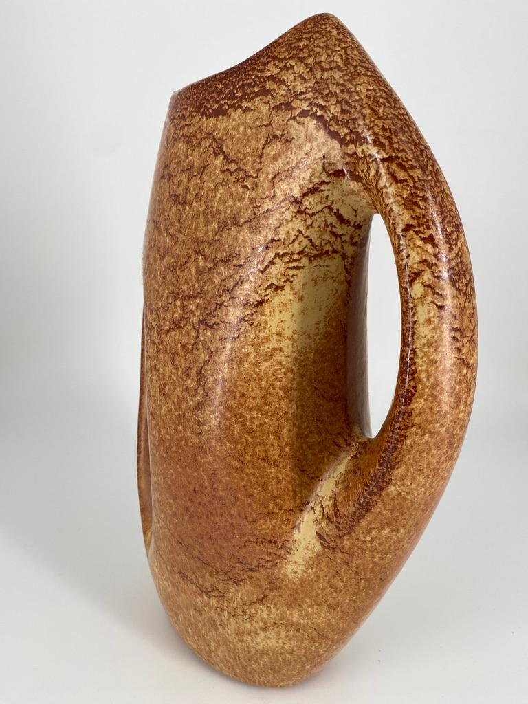 Roberto Rigon ceramic vase for Bertoncello Ceramiche D'Arte - Italy In Good Condition For Sale In The Hague, NL