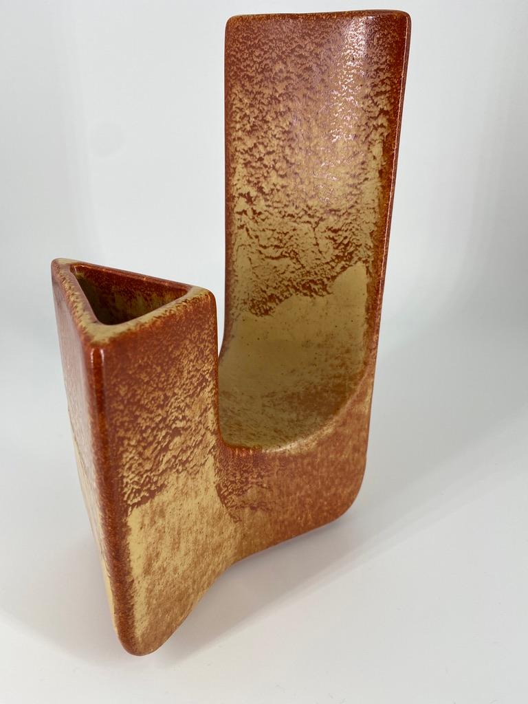 Roberto Rigon chimney vase for Bertoncello Ceramiche D'Arte - Italy For Sale 8