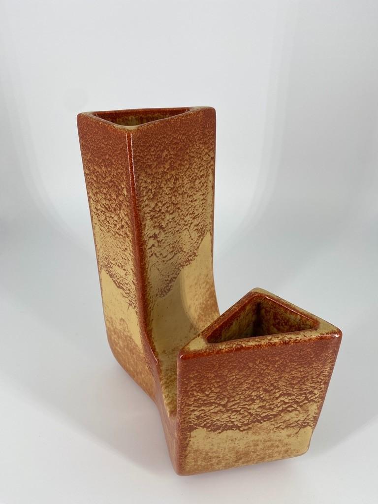 Roberto Rigon chimney vase for Bertoncello Ceramiche D'Arte - Italy For Sale 12