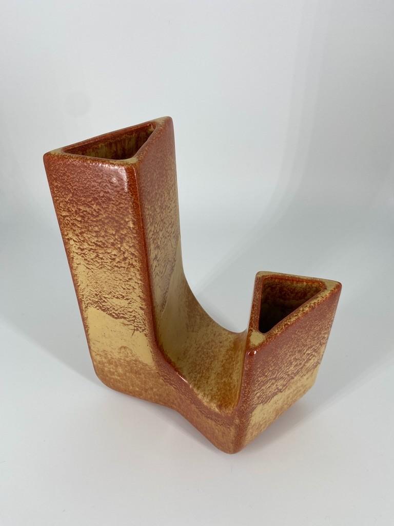 Roberto Rigon chimney vase for Bertoncello Ceramiche D'Arte - Italy For Sale 13