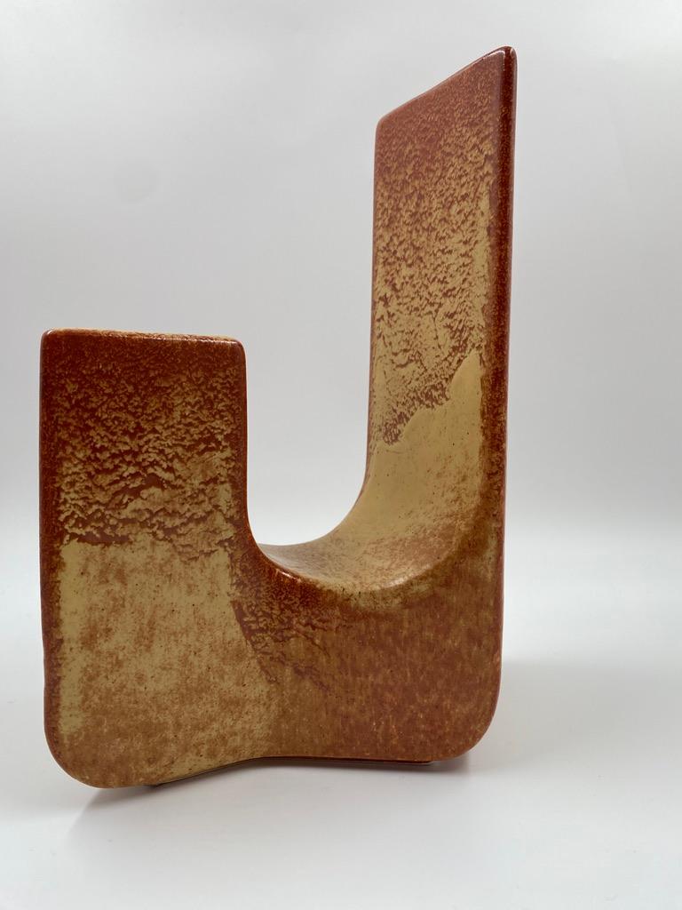 Céramique Vase de cheminée Roberto Rigon pour Bertoncello Ceramiche D'Arte - Italie en vente