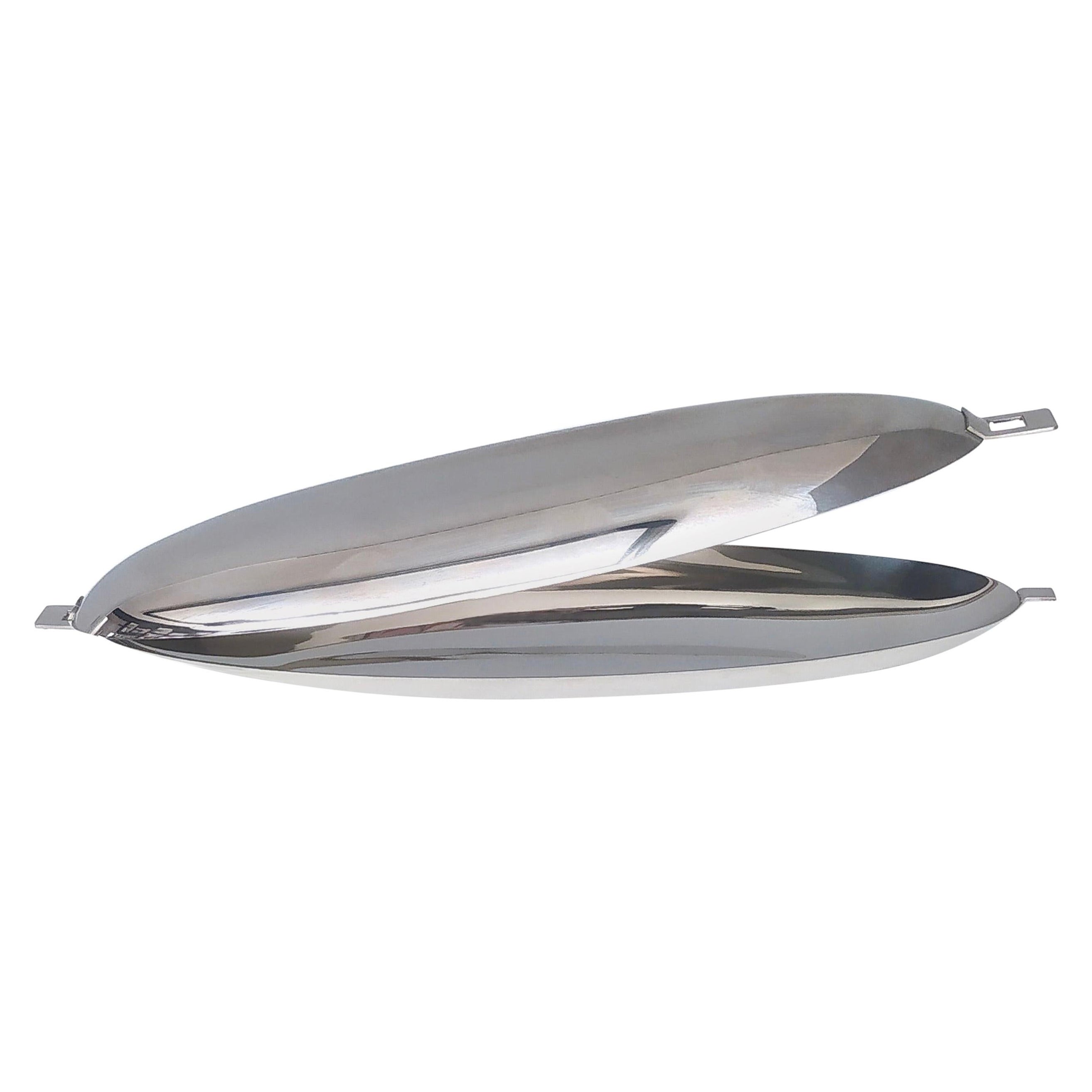 pêcheur en acier inoxydable Roberto Sambonet au design des années 1960, Italie, années 1980