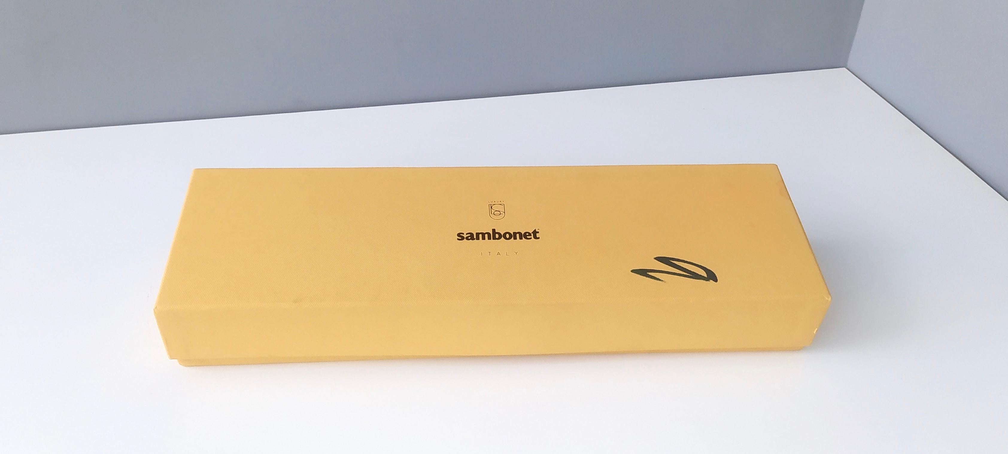 Roberto Sambonet Escalfador de pescado de acero inoxidable con diseño de los años 60, Italia, Años 80 en venta 3