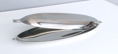 Roberto Sambonet Stainless Steel Fish Poacher with a 1960s Design, Italy, 1980s