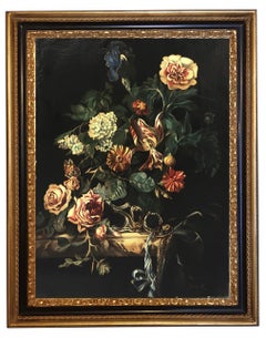 FLOWERS - Roberto Suraci - Still Life Oil on Canvas Italian Painting