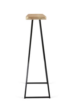 Roberts Bar Stool Maple Black