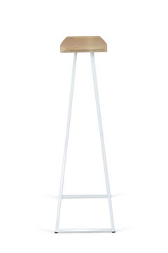 Taburete de bar Roberts Arce Blanco