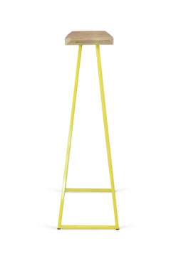 Roberts Bar Stool Maple Yellow