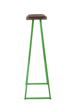 Roberts Bar Stool Walnut Green