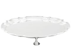 Vintage Sterling Silver Waiter by Roberts & Belk Ltd (1972)