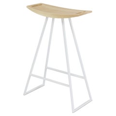 Roberts Counter Stool Maple White