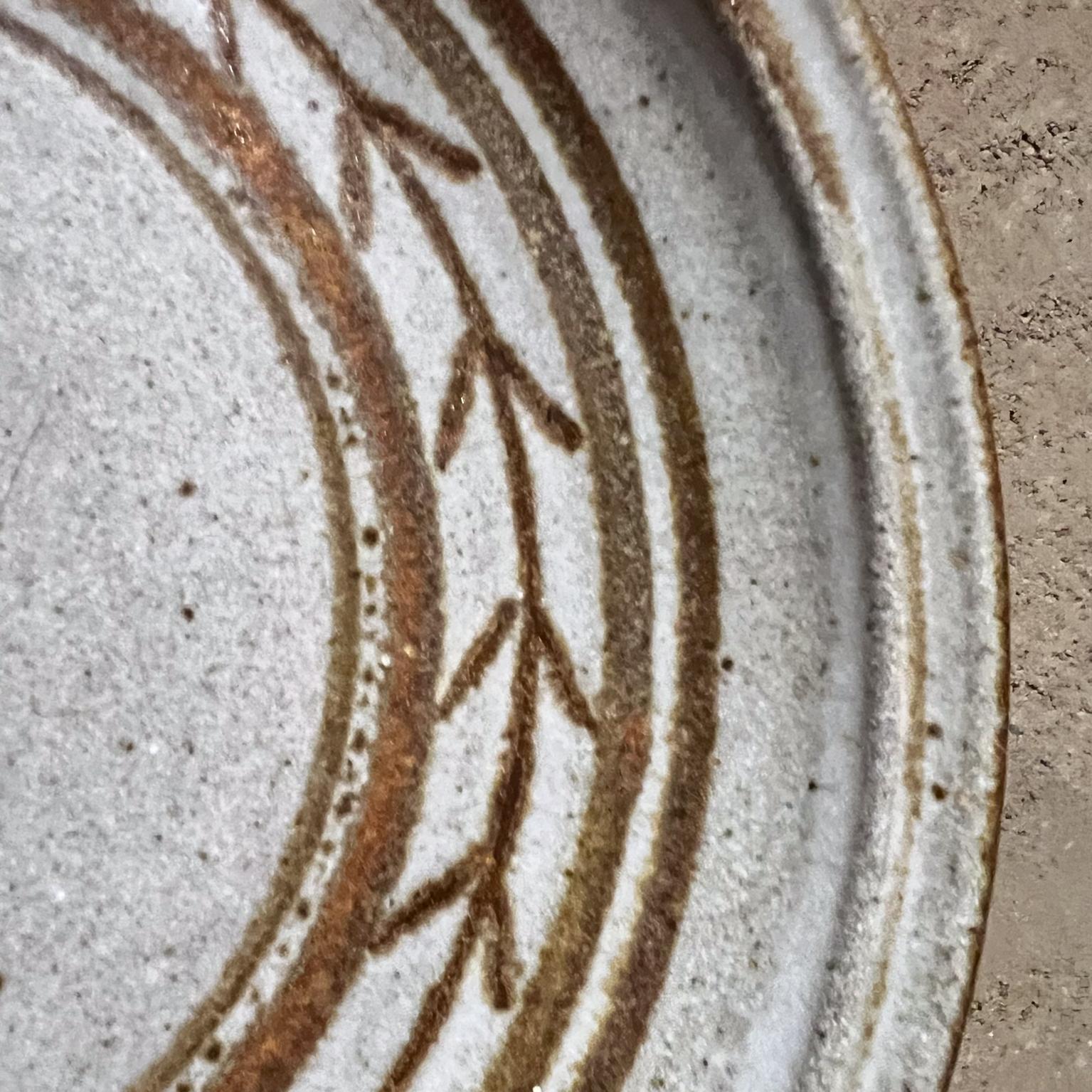 20th Century Roberts & Shaw Art Pottery Glazed Stoneware Platter For Sale