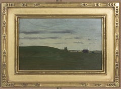 Field et grange verts - Paysage tonaliste de Robertson Mygatt