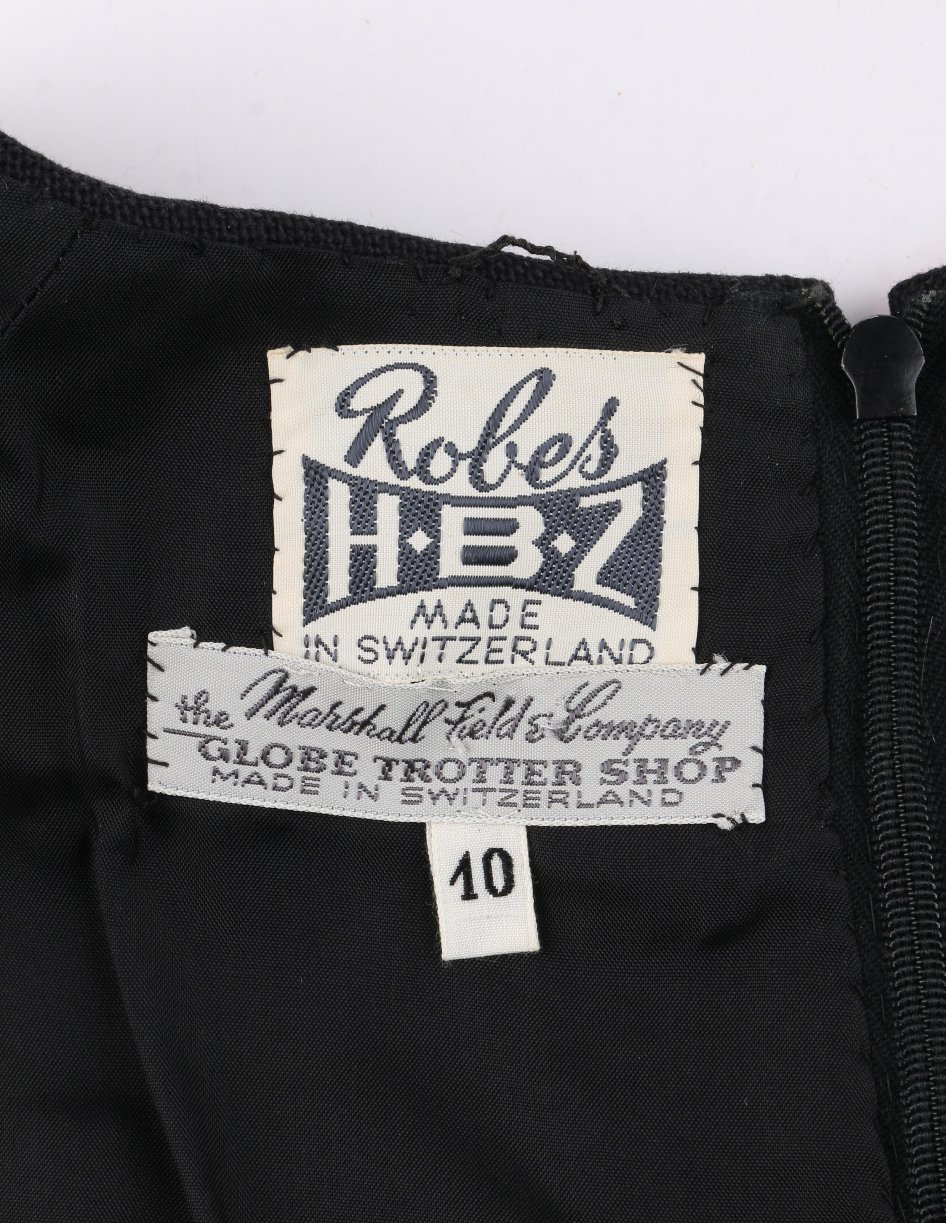 ROBES H.B.Z. Switzerland pour Marshall Field's & Co. - Robe droite à fleurs, circa années 1960  en vente 2