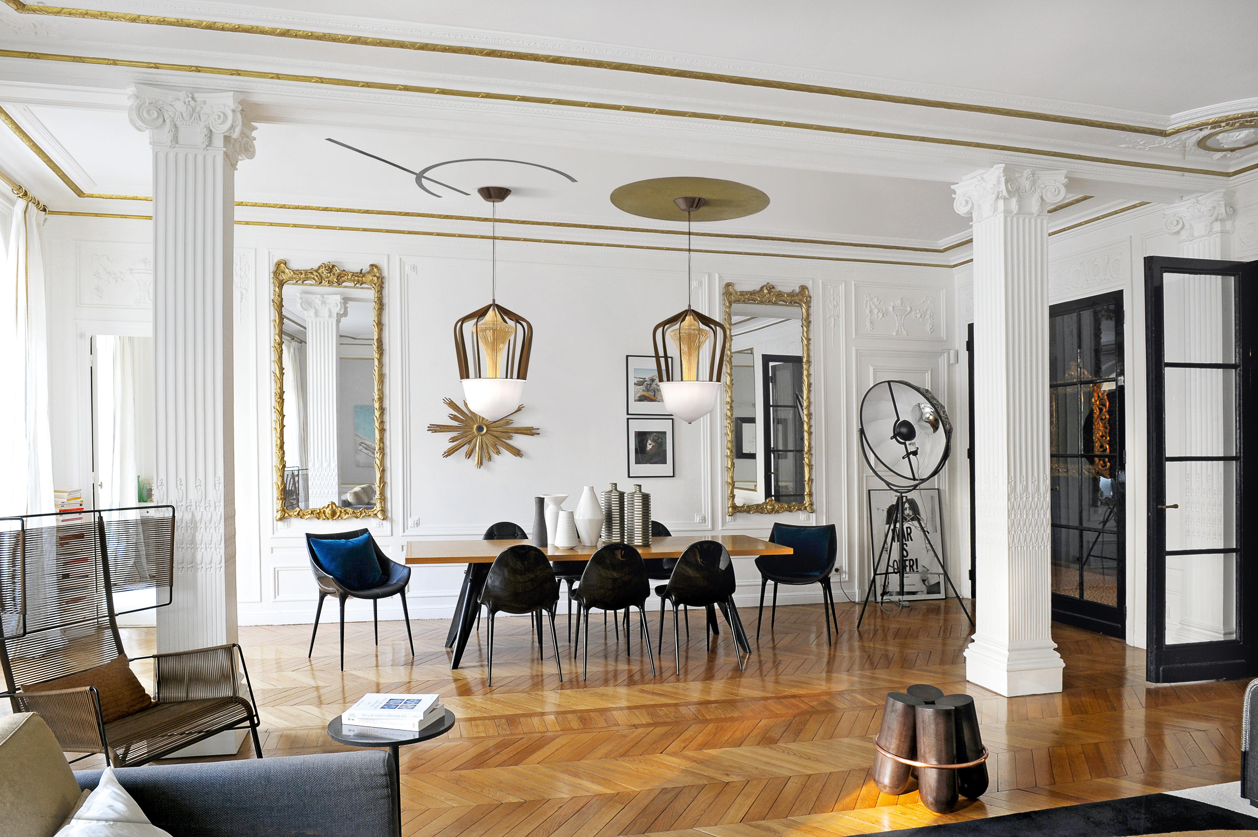 Robin 7280 Suspension Lamp in Glass with Bronze Finish, by Barovier&Toso 5