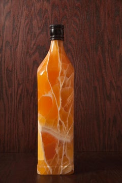 A. Stone Carved, scultura pop art di Robin Antar, "Black Label"