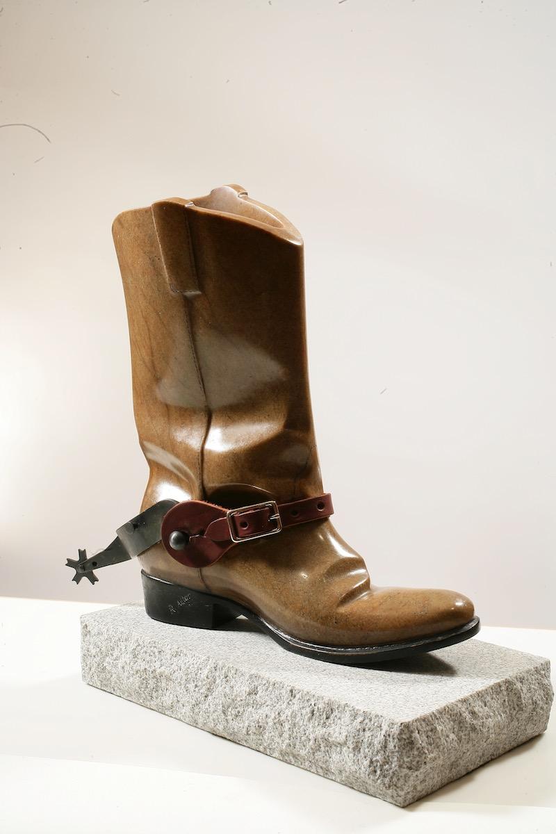 Horseback-Reise aus dem Westen (Pop-Art), Sculpture, von Robin Antar