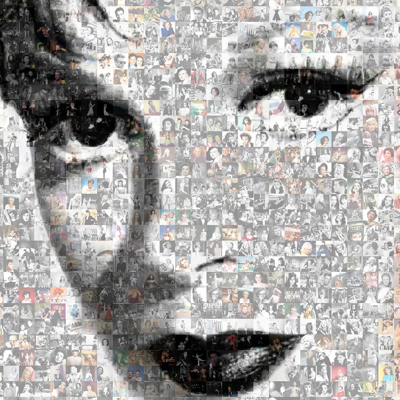 Judy Garland, Photomosaïque, Acrylique - Photograph de Robin Austin