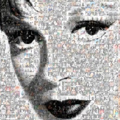 Judy Garland, Photomosaic, Acrylic