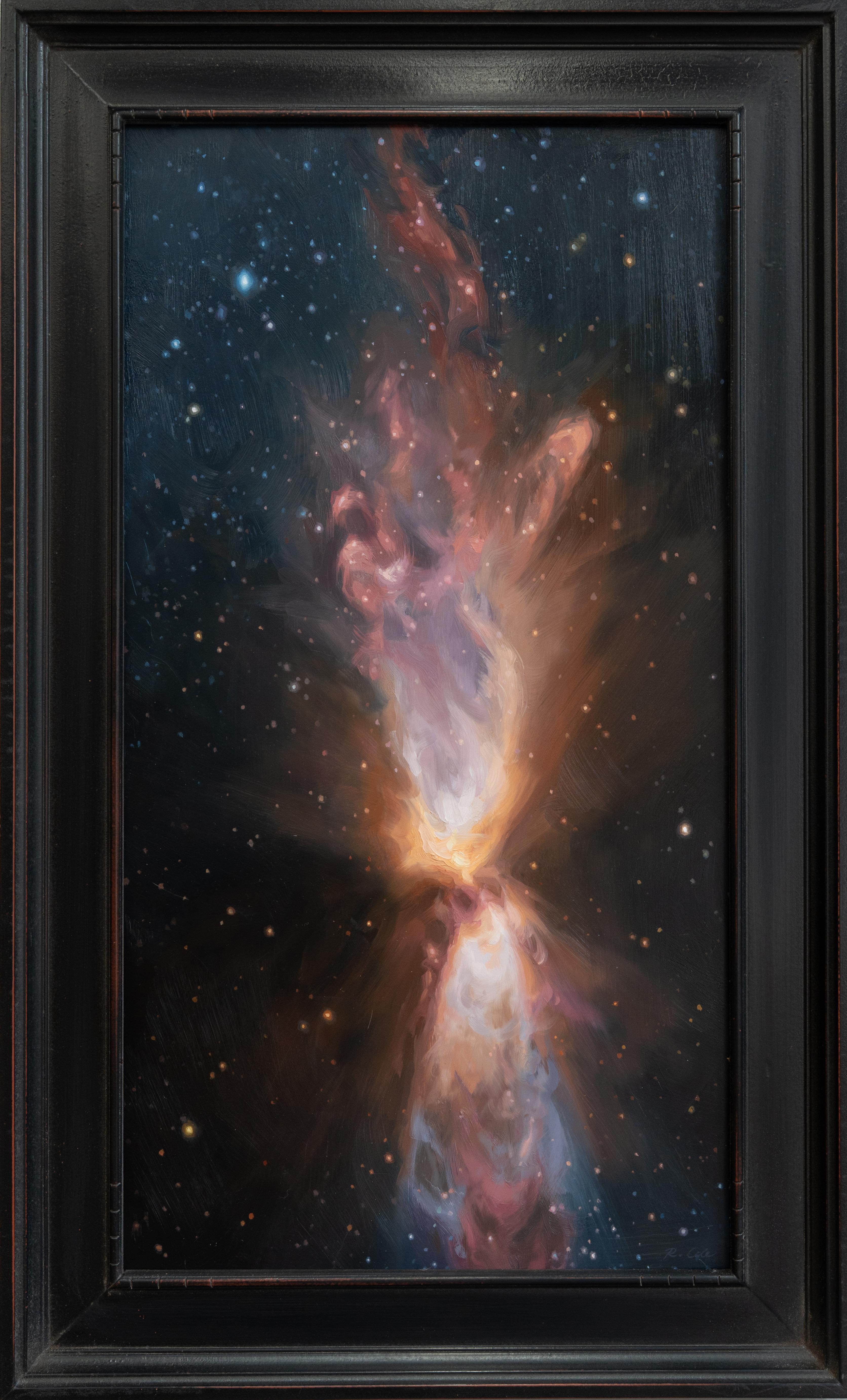 Robin Cole Abstract Painting - Birth of Two Stars
