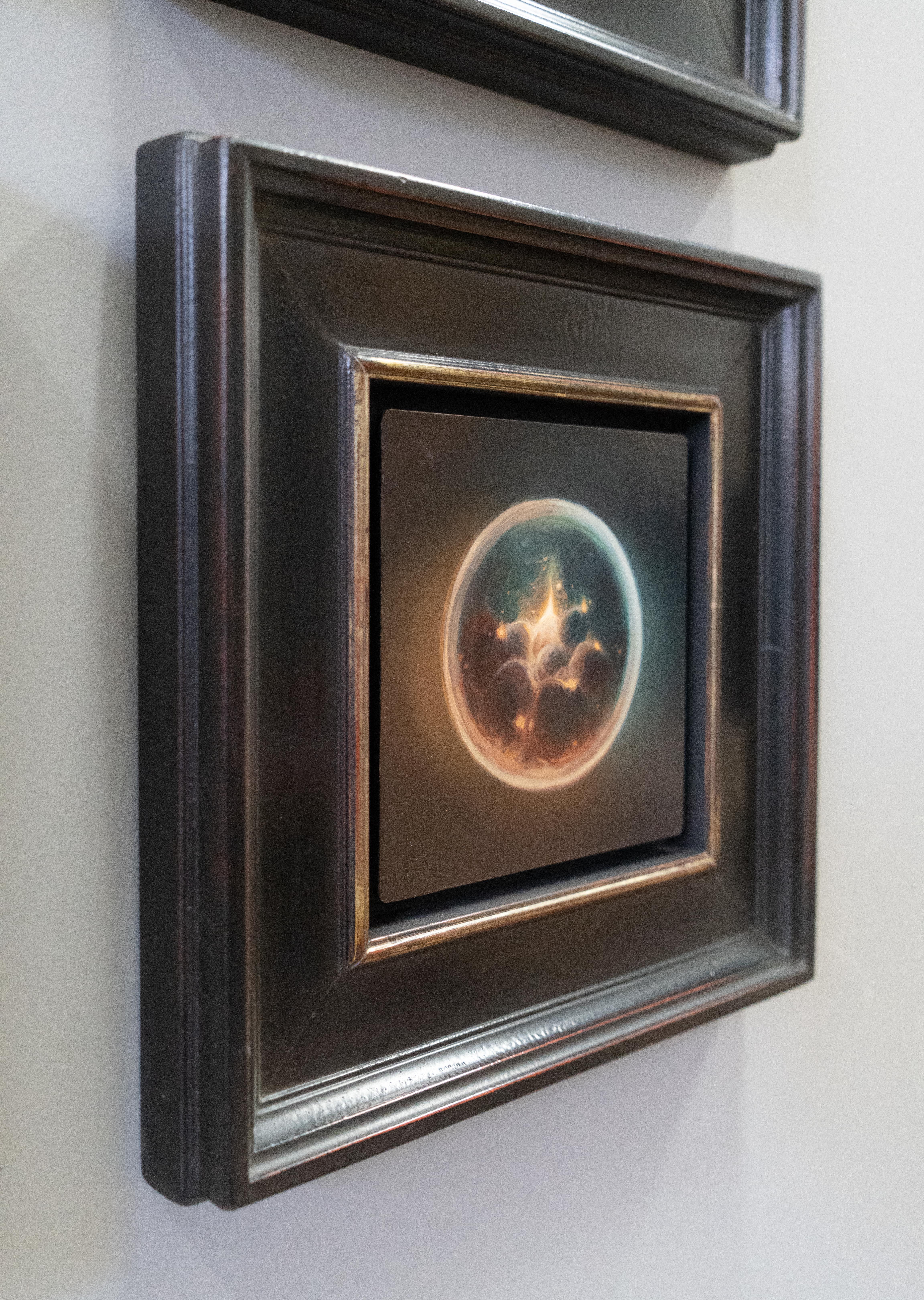 Embrión I, Pintura al óleo 6 x 6 - Painting Realista de Robin Cole