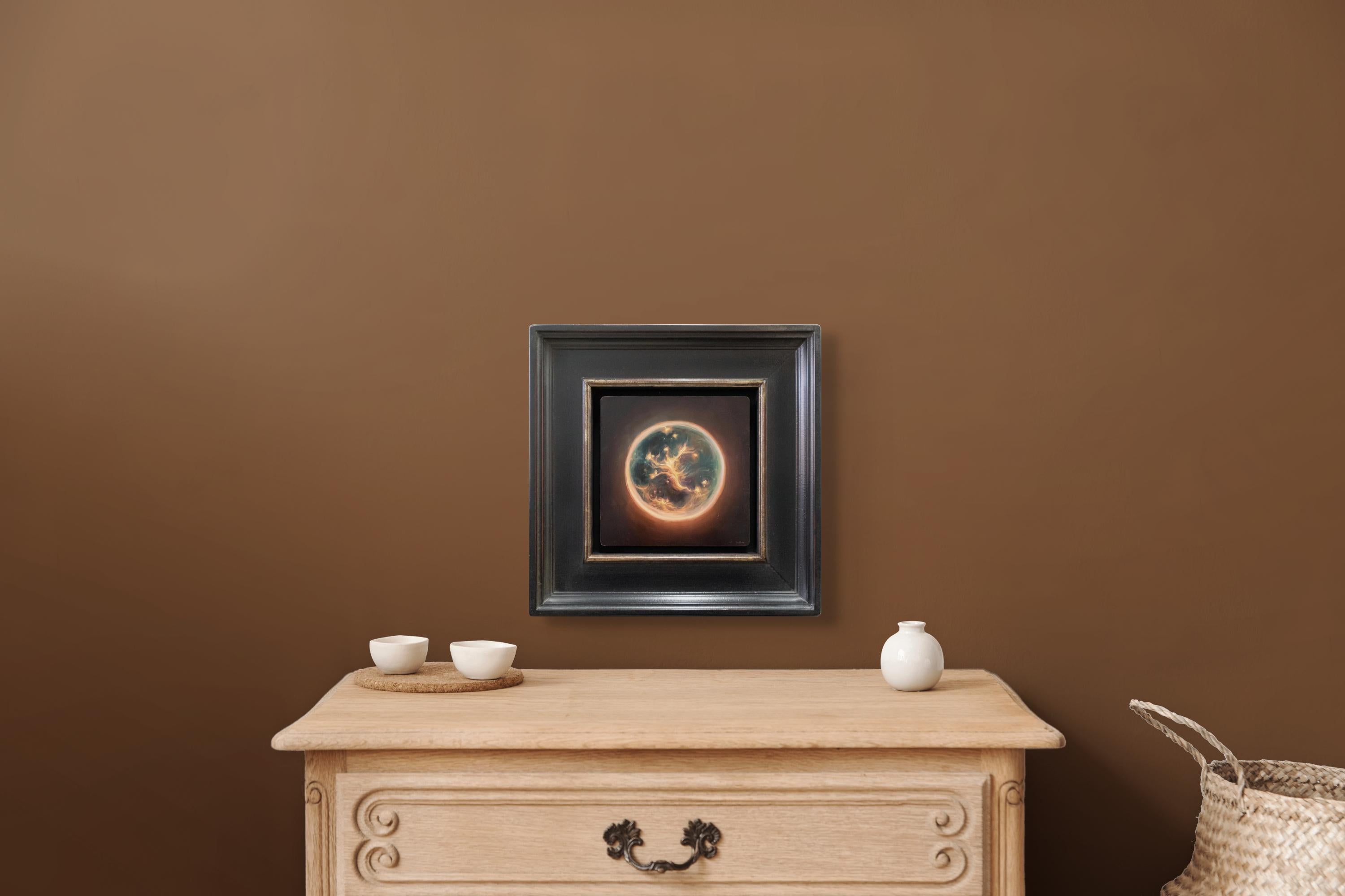 Embrión I, Pintura al óleo 6 x 6 en venta 1