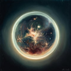 Embryo IV, 6 x 6 Oil Painting