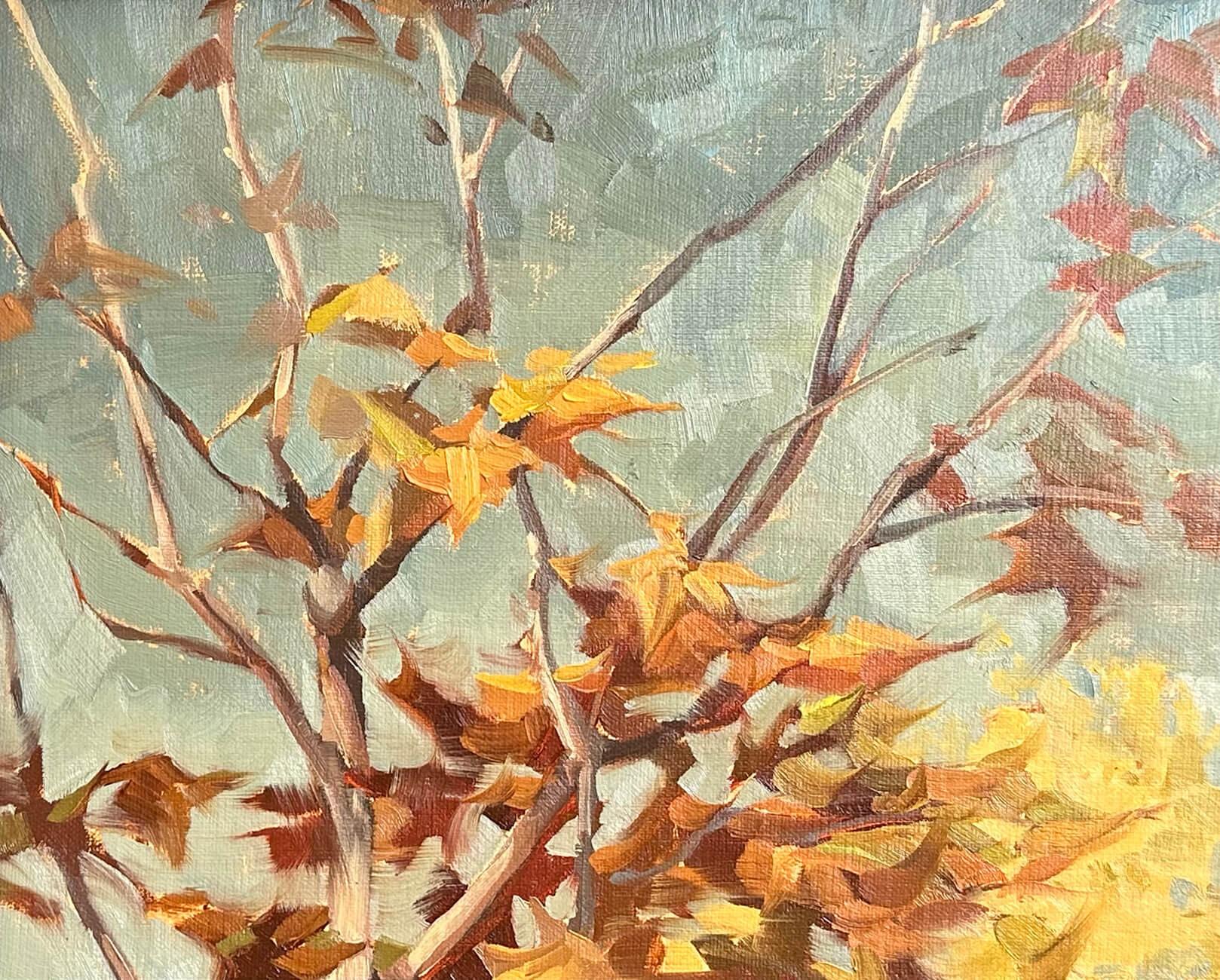 "Fall Sky" Oil Painting