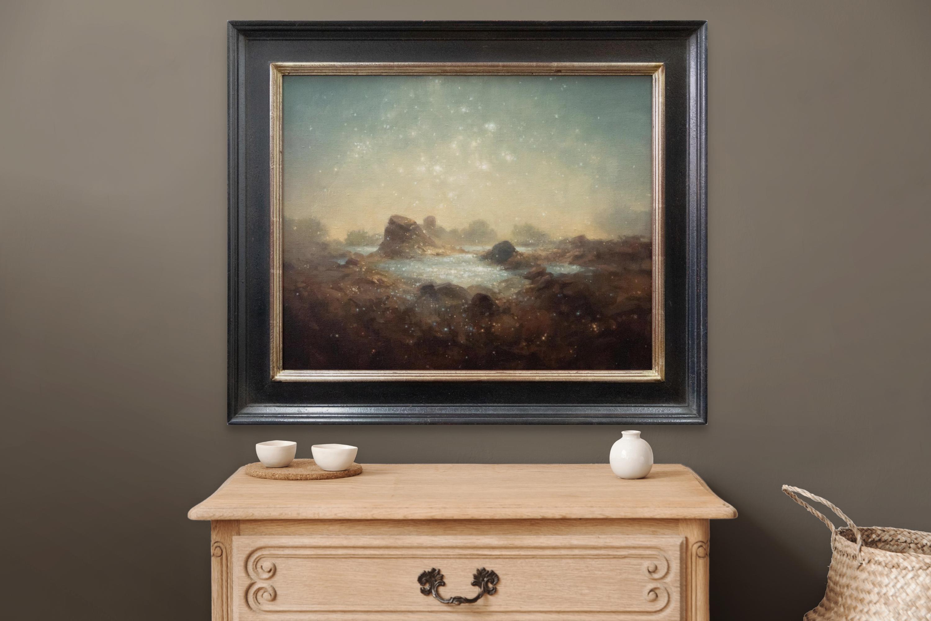 Landing Place, 18 x 22.5, Landscape, Oil Painting For Sale 4
