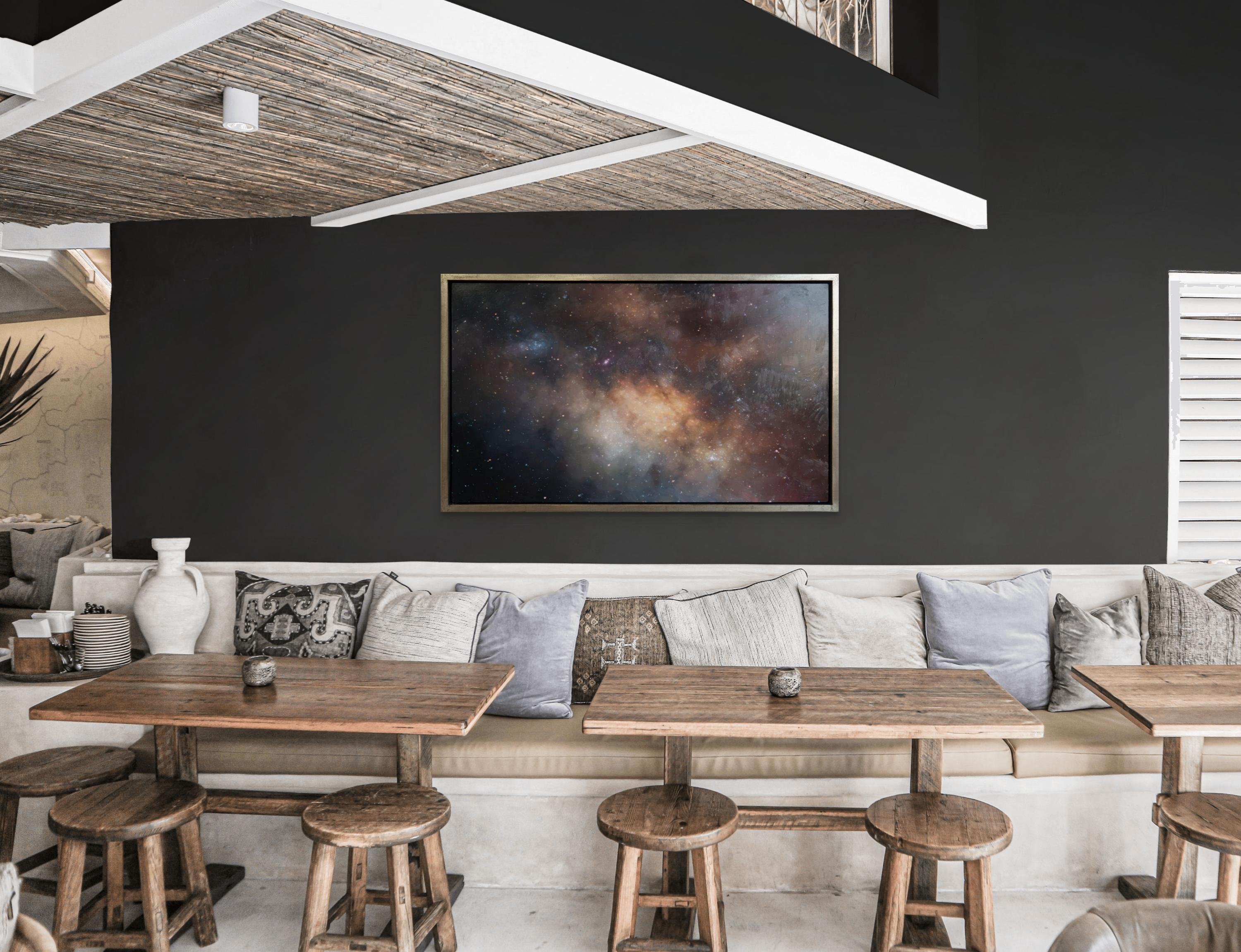 Stardust, 23 x 41, Landscape, Oil Painting For Sale 3