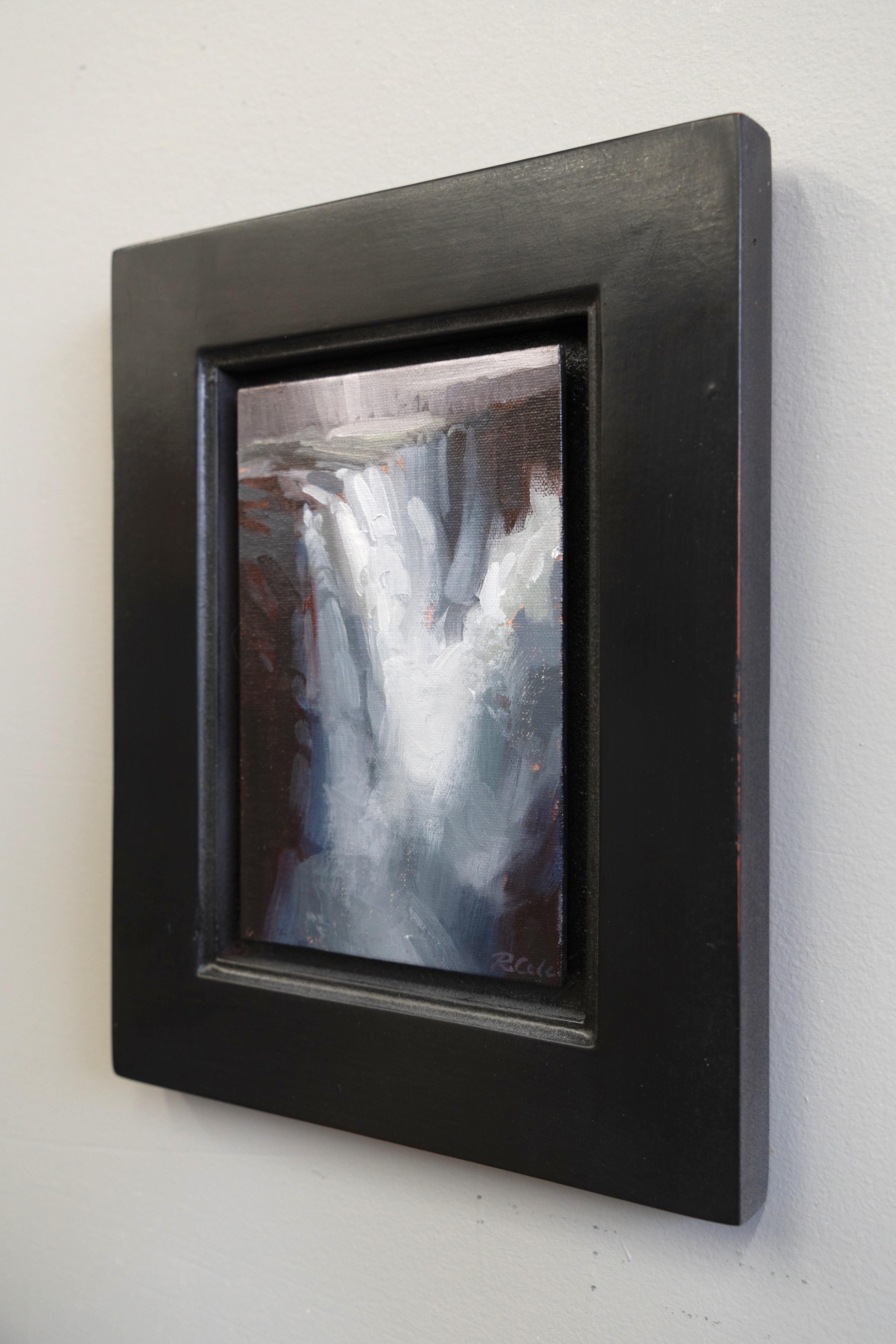 Studio I (Arrendersi), 6 x 4, Paesaggio con cascata, Pittura a olio - Painting Realismo di Robin Cole