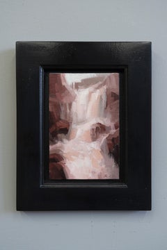 Study II (Surrender), 6 x 4, Waterfall Landscape, Oil Painting